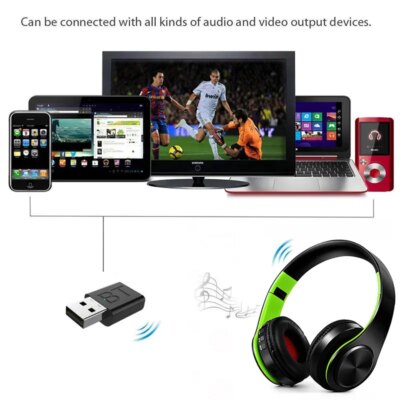 Casque de télévision sans fil Bluetooth, HiFi, basses profondes – Image 3