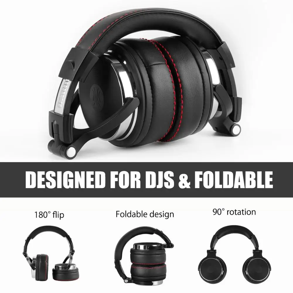 Oneodio – casque d'écoute filaire Studio Pro DJ, avec micro, câble à double usage – Image 4