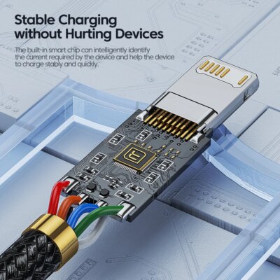 cable USB 2,4 a pour recharge rapide et transfert de données – Image 5