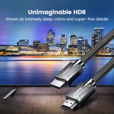 Cable HDMI 8K pour boîtier TV Xiaomi PS5, HUB USB, certifié Ultra haute vitesse – Image 3