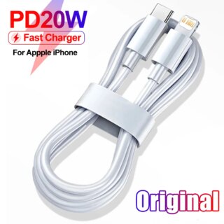 Cable de données de chargeur rapide d'origine PD 20W USB-C aux pluies