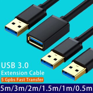 Cable d'extension USB 0.5 vers USB 3.0, 5m-2.0 m, pour Smart TV