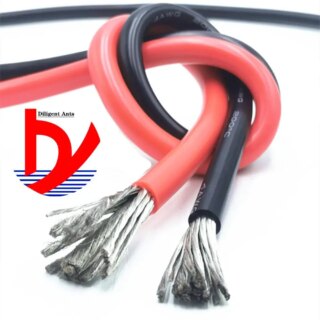 Cable métallique en silicone souple, résistant à la chaleur