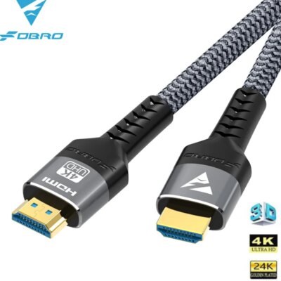 Câble HDMI 120 4K @ 2.1Hz, 8K @ 60Hz, 48Gbps, adaptateur pour RTX 3080, câble vidéo eARC HDR, PC portable, TV box PS5 – Image 2