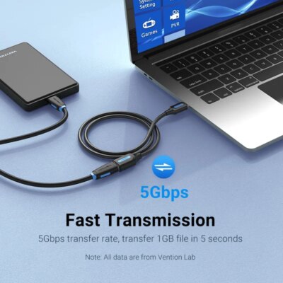 cable d'Extension USB 3.0, Accessoire pour PC, Smart TV, Xbox One – Image 2