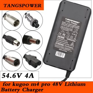Chargeur de batterie Li-ion 54.6V 4A pour Scooter électrique 48V 13S Kugoo G1