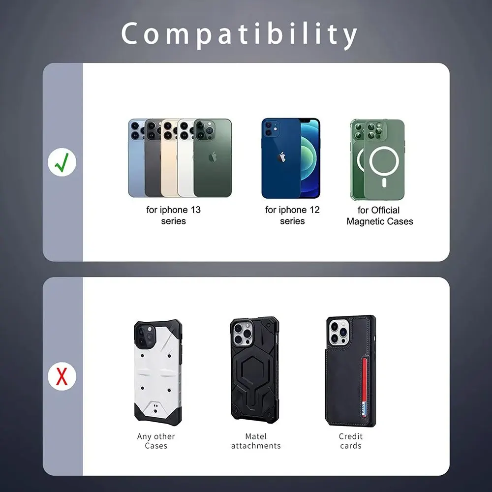 Support de chargeur de voiture magnétique, support de téléphone à charge rapide – Image 2