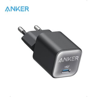 Anker – chargeur USB type-c 30W 511 rapide pour MacBook Air/iPhone 13/iphone 12