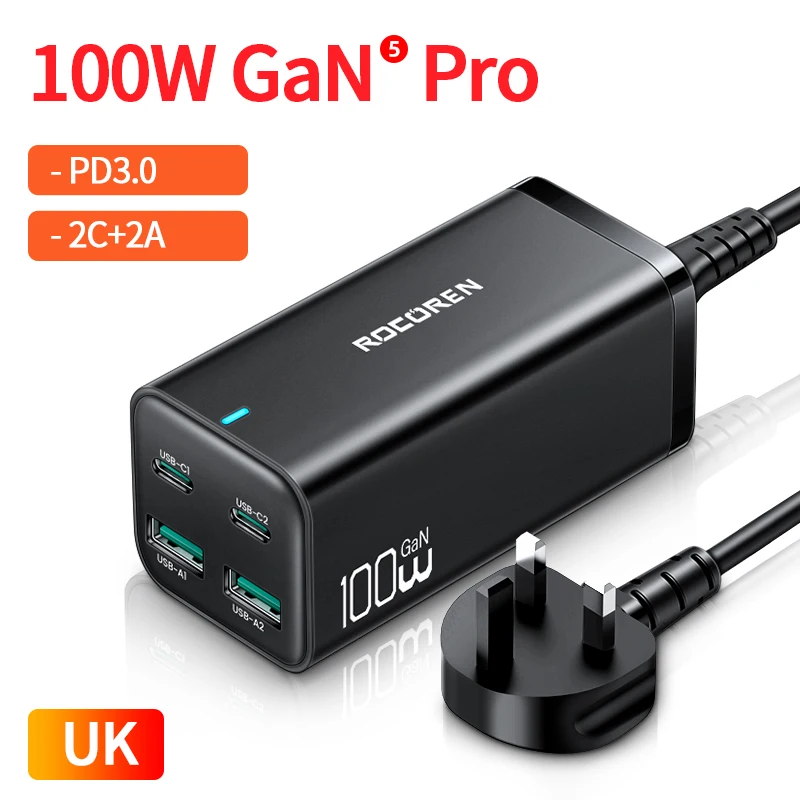 UK Plug 100W