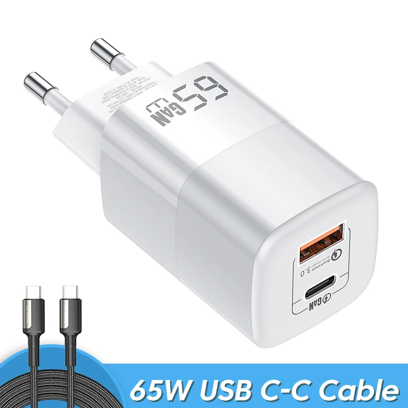 EU White 65W Cable