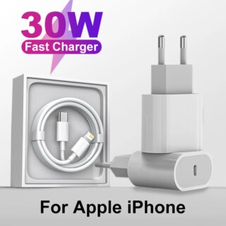 Chargeur rapide d'origine PD 30W pour Apple iPhone 14 Pro Max
