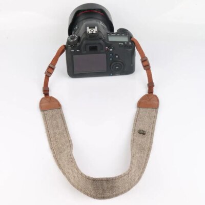 sangle appareil photo Portable 100% coton, Vintage, sangle d'épaule – Image 3