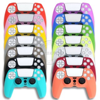 Étui en silicone plus fin pour manette PS5, grand trou de charge