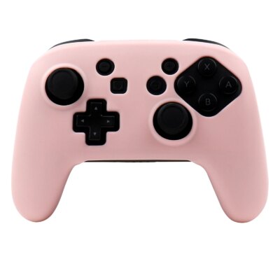 Coque de protection rose en Silicone souple pour manette de jeu – Image 6
