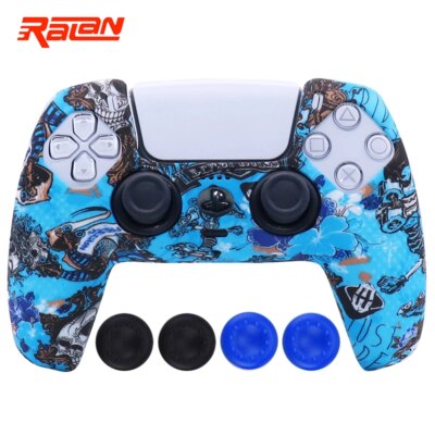 coque ps5 de protection en Silicone souple pour manette de jeu PS5 – Image 3