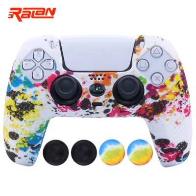 coque ps5 de protection en Silicone souple pour manette de jeu PS5 – Image 5