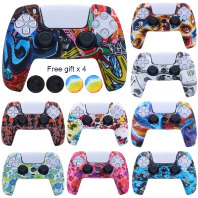 coque ps5 de protection en Silicone souple pour manette de jeu PS5
