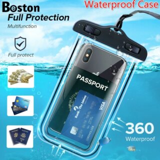 Sacs de natation étanches pour iPhone 12 Pro, Xs Max, Poly X, 8, 7, Galaxy S10