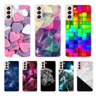 Coque de téléphone en silicone souple pour Samsung, coque arrière en TPU pour Samsung S21 FE Plus 5G, Galaxy S21 Ultra