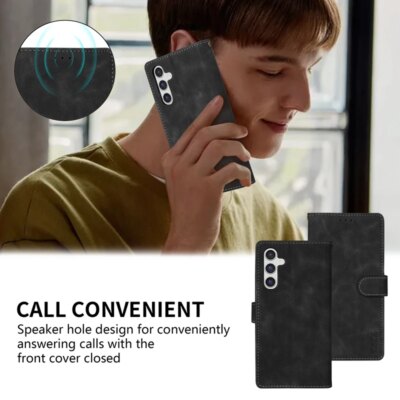 Étui portefeuille à rabat magnétique en cuir, pour Samsung Galaxy S23 Ultra S22 Plus S21 S20 FE S10E S9 S8 Note 20 Ultra 10 Lite 9 – Image 2