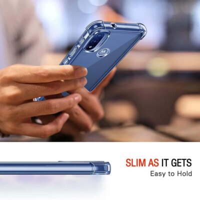 Coque transparente en Silicone souple et épaisse, antichoc, pour Moto Motorola E20, E30, E40, E22, E22i, E22s, E32, E32s, E7 Plus, E6s, 2020 – Image 6
