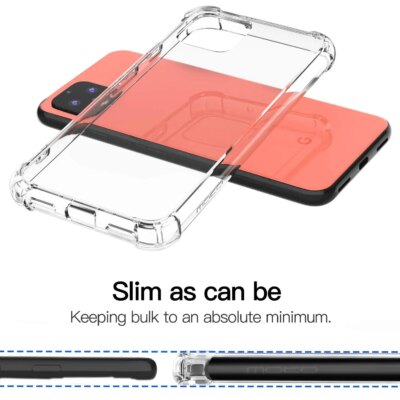 Coque de téléphone transparente en cristal ultra mince pour Google Pixel 5 4 XL 3A 4A 5G, étui résistant aux chocs – Image 6