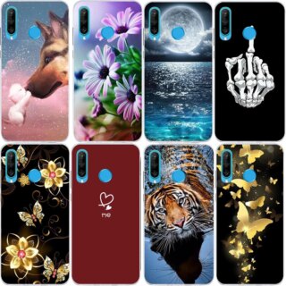 Coque arrière en Silicone TPU pour Huawei, compatible modèles P30 Lite, P30 Pro, VOG-L29, ELE-L29, P 30 Lite, P30lite