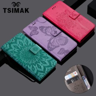 Étui portefeuille pour Samsung Galaxy A10 A20 A30 A40 A50 A60 A70 A80 A90 SM-A505F A705F, housse de téléphone en cuir PU à rabat