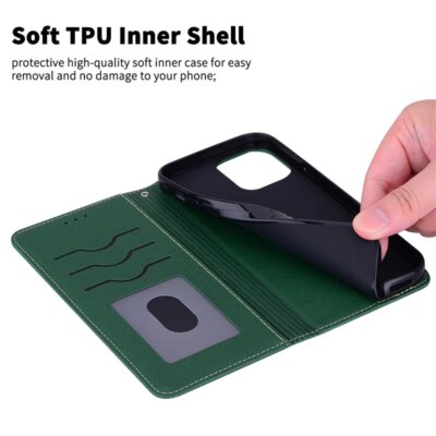 Étui à rabat en cuir PU pour Samsung Galaxy Dock S7 Edge S8 S9 S10 S20 Plus Ultra S 20 FE S10E – Image 4