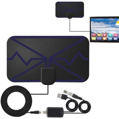 Antenne tv numérique 4K HDTV, 3600 Beauté, amplificateur de signal