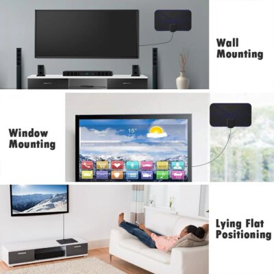Antenne tv numérique 4K HDTV, 3600 Beauté, amplificateur de signal – Image 3