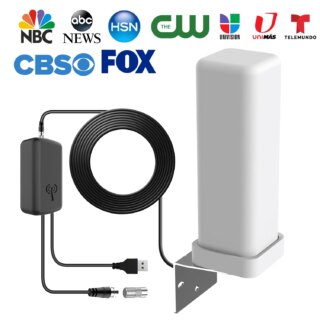 Amplificateur d'antenne TV extérieure numérique HD 4K