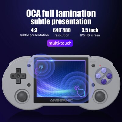 Console de jeu portable RG353P, écran multi-tactile de 3.5 pouces – Image 2