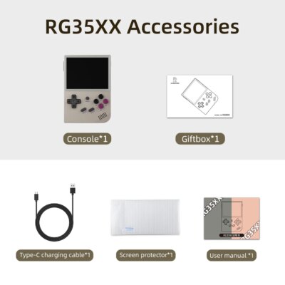 RG35XX Retro Déterminer Console de jeu Système Linux Écran IPS 3.5 pouces – Image 6