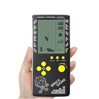 Console de jeu rétro portable pour Tetris, grand écran 2023 pouces
