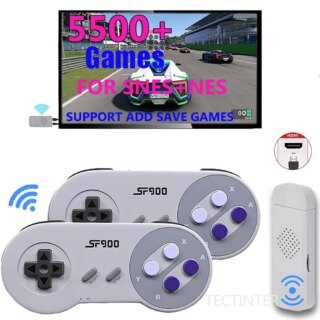 Console de jeux vidéo rétro Hd TV, avec 5532 jeux intégrés