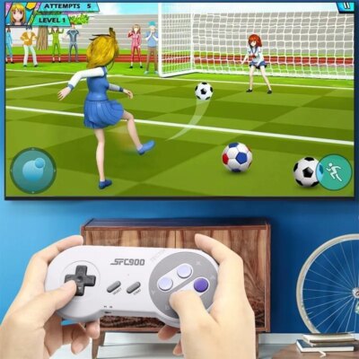Console de jeux vidéo rétro Hd TV, avec 5532 jeux intégrés – Image 5