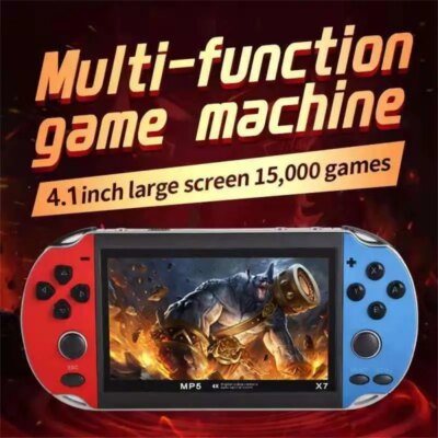 Console de jeux vidéo Portable X7, à Double bascule, haute définition – Image 3