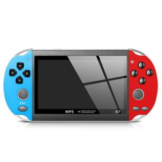 Console de jeux vidéo Portable X7, à Double bascule, haute définition