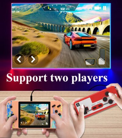 Console de jeu vidéo portable pour enfants, lecteur de jeu, 800 jeux classiques rétro – Image 5