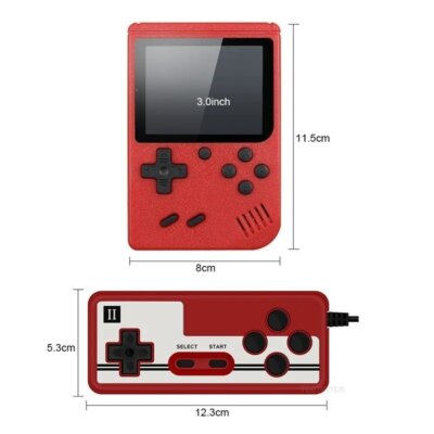 Mini console de jeu vidéo portable, 400 jeux intégrés, 8 bits, 3.0 pouces – Image 4