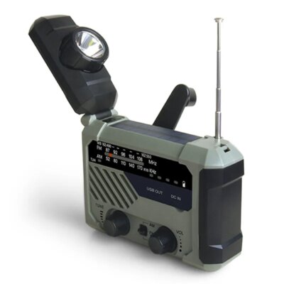 Radio solaire AM/FM/WB à trois bandes – Image 4