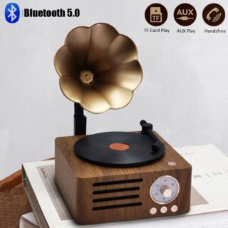Mini Radio FM rétro Portable, haut-parleur Bluetooth