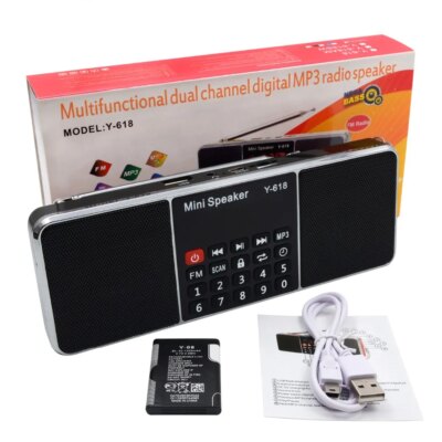 Récepteur de Radio FM numérique, haut-parleur stéréo – Image 6