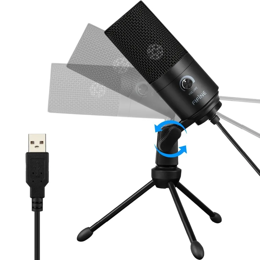 Microphone USB metallique condensateur budget 2026