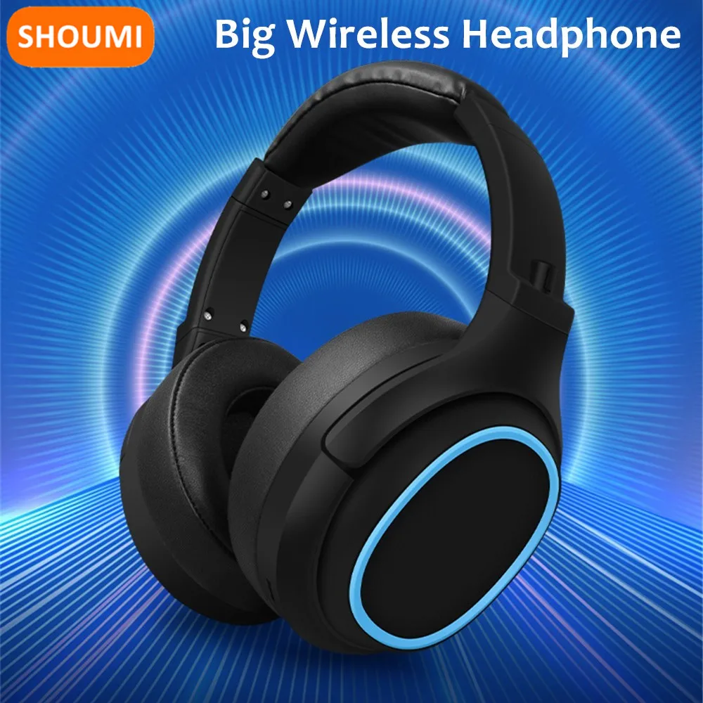 Casque sans fil Bluetooth avec grande capacité de suppression du bruit, écouteurs de basse casque audio gaming 2032