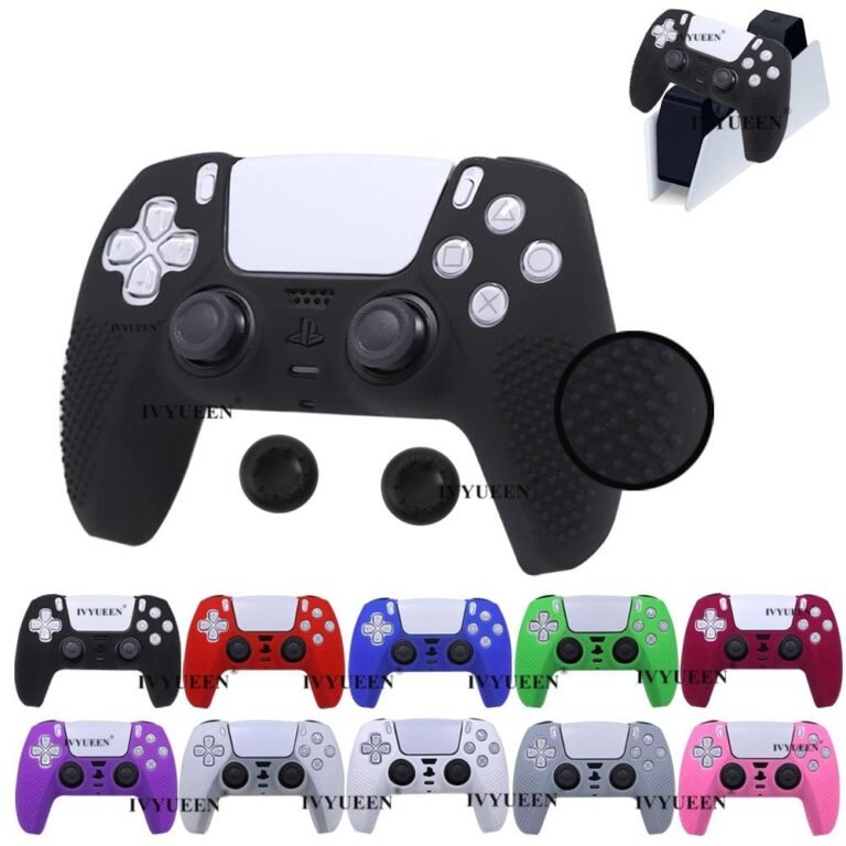 Housse PS5 cloutée protection manette gaming 2028